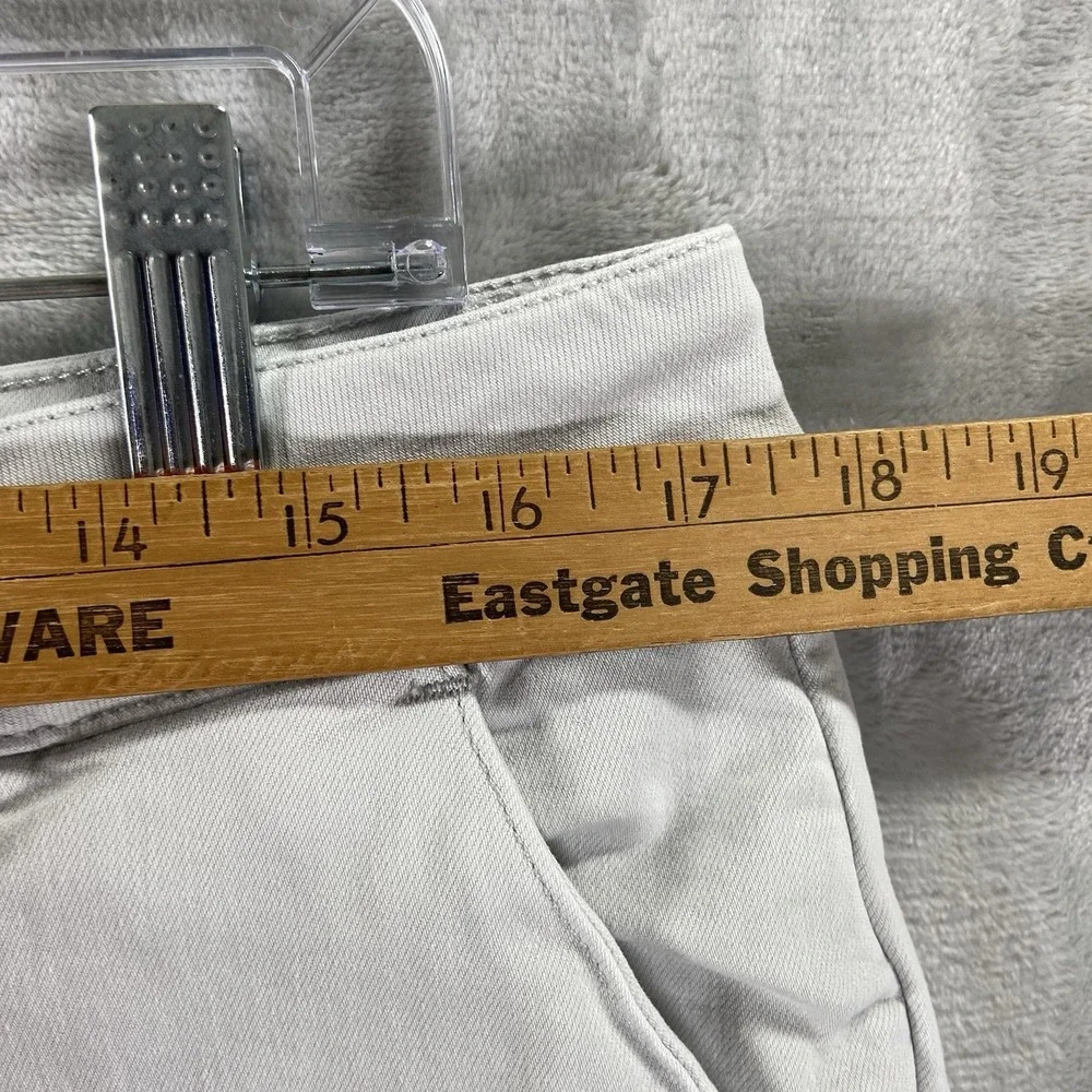 Paige Shorts Mens 34 Thompson Soft Brushed Twill White Stretch 8.5